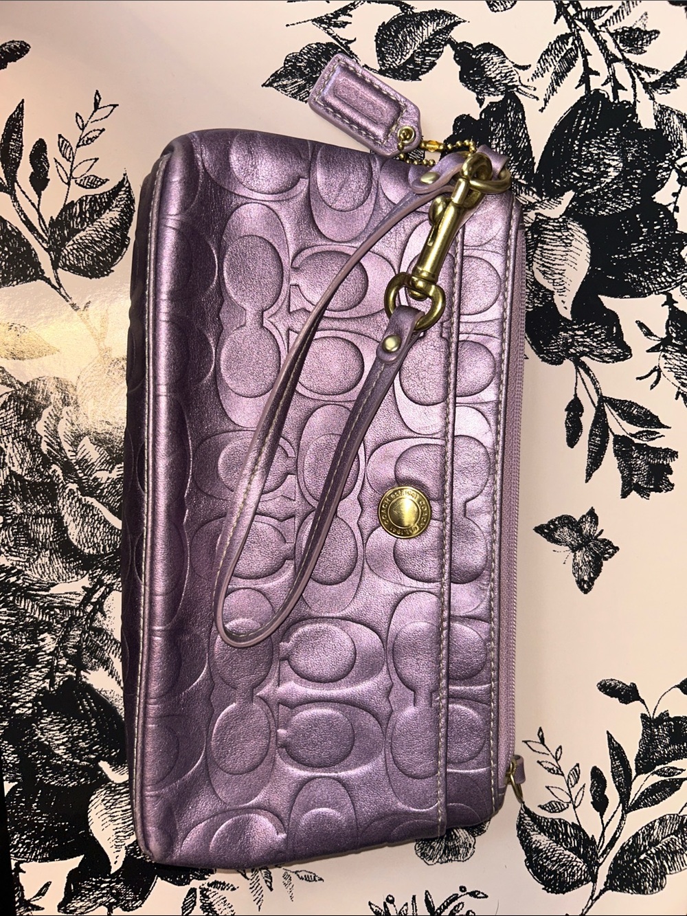 Vintage Coach Wristlet